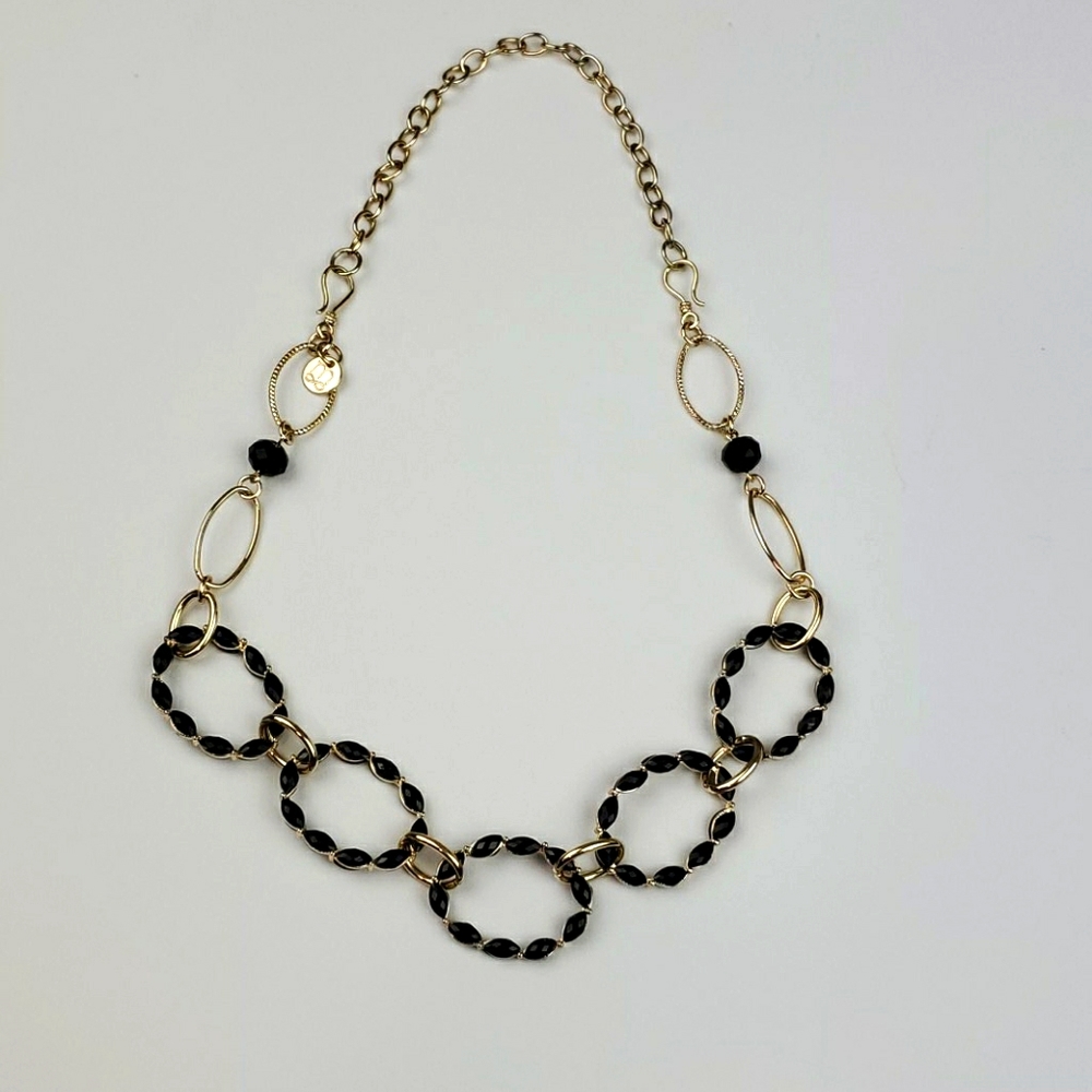 Black and Gold Necklace